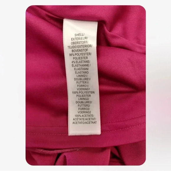 Adrianna Papell Off the Shoulder Mermaid Maxi Dress Bright Syrah  Size 12 - Picture 11 of 14